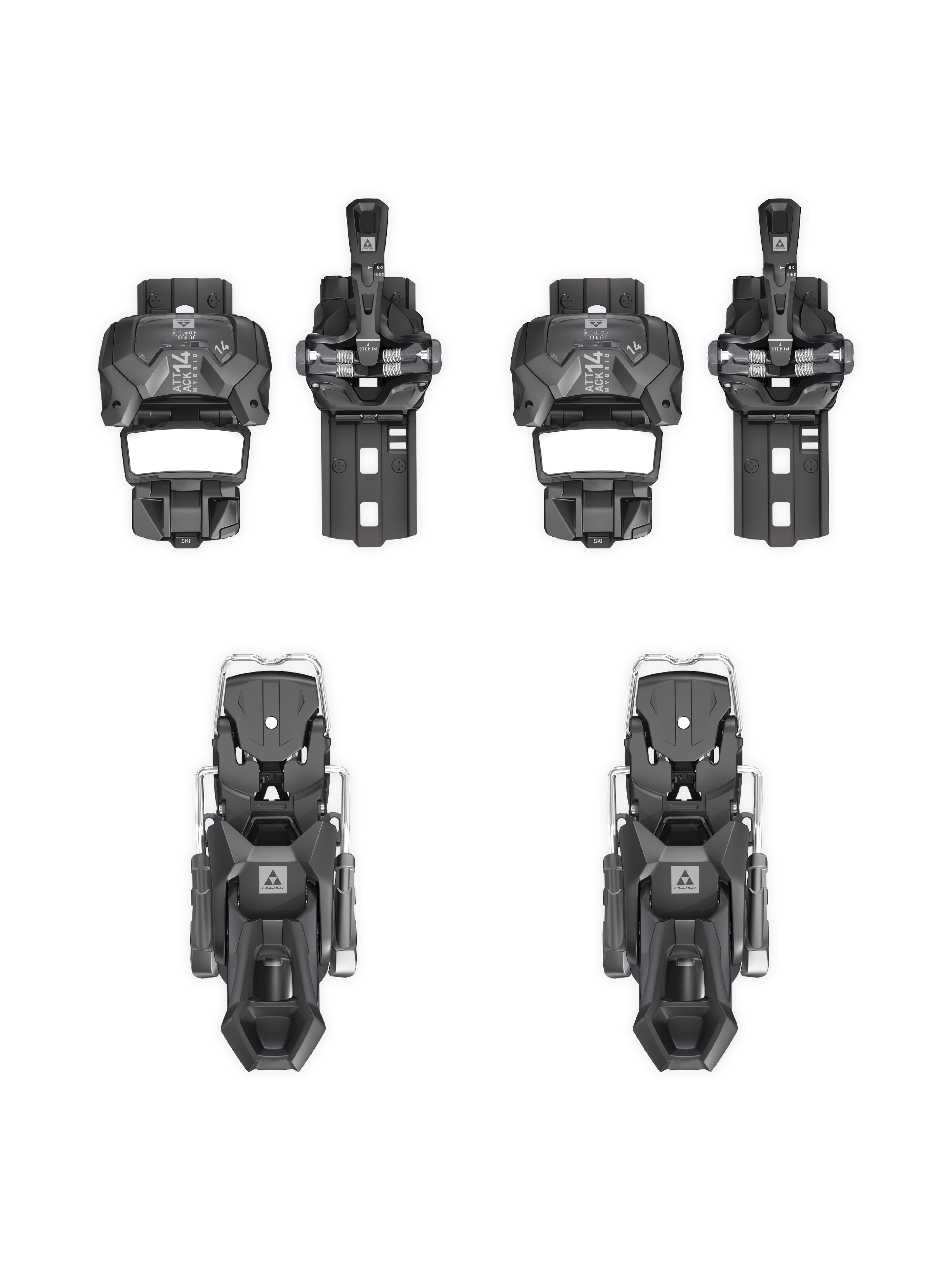 Fischer ATTACK ビンディング Attack Hybrid 14 MN/PT W/O Brake [O] | Fischer Sports