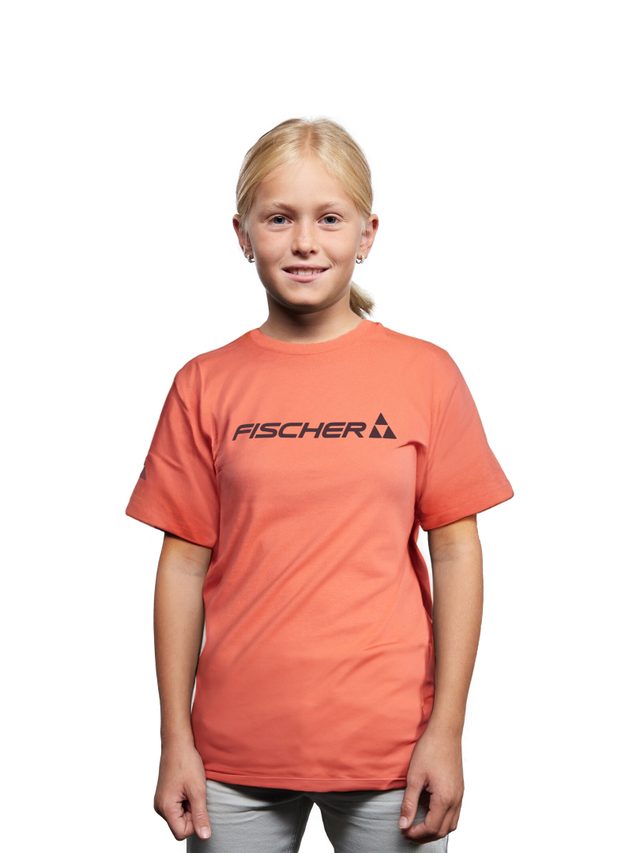 BIG LOGO JUNIOR T-SHIRT CORAL 