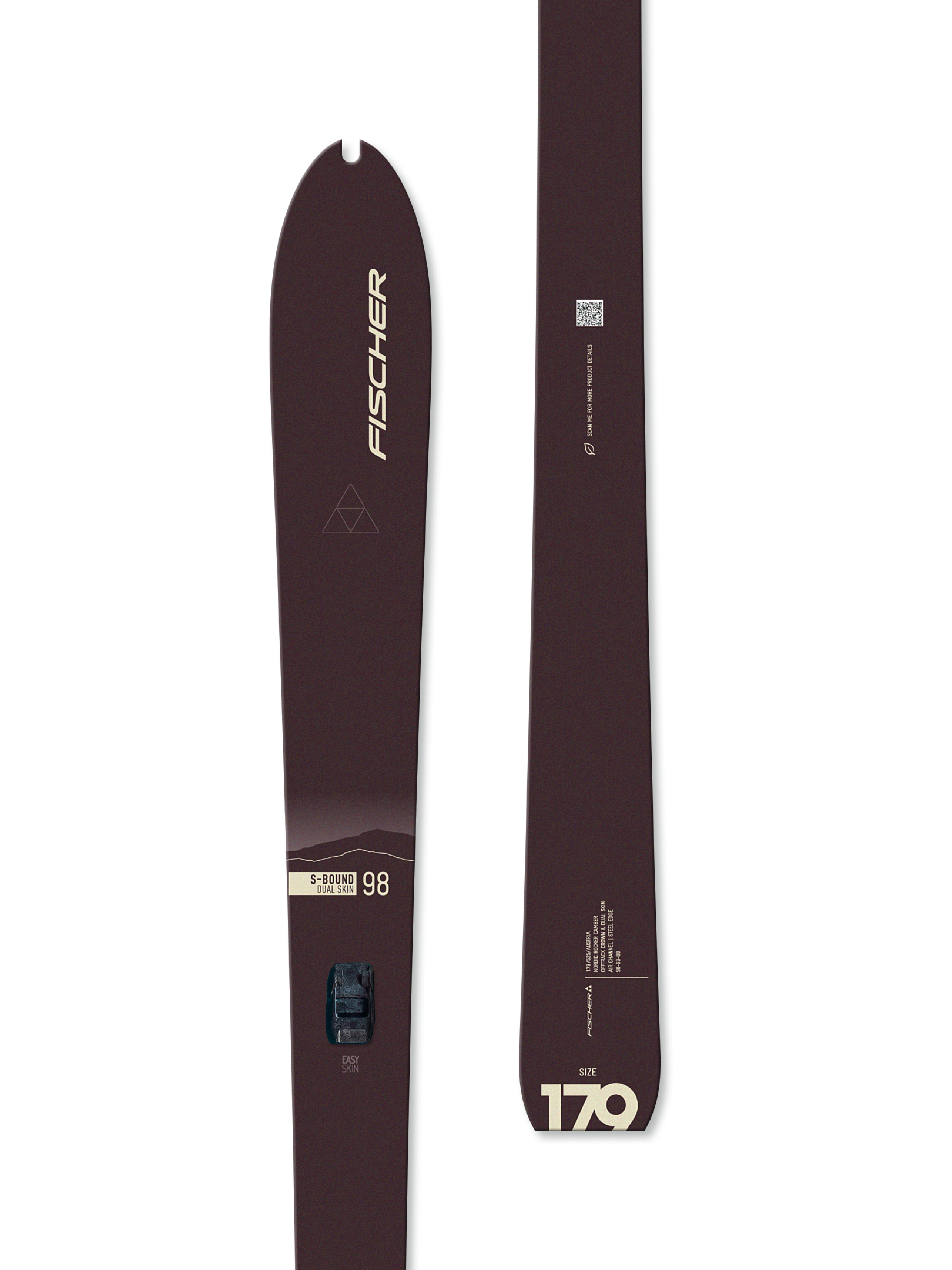 スキー FISCHER S-BOUND 98 169cm S-Bound 98 Crown/Dual Skin Xtralite | Fischer Sports