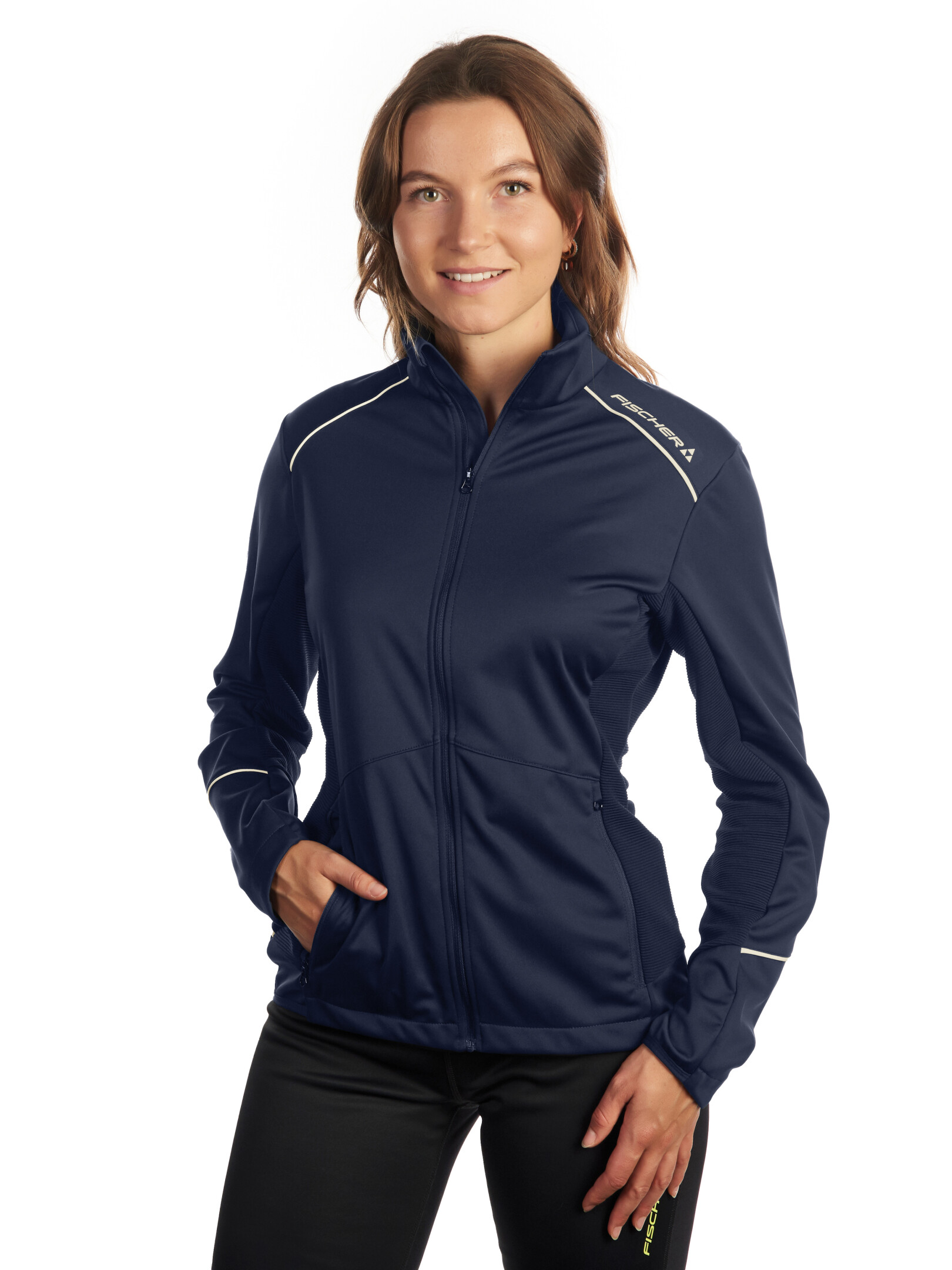 FISCHER 起毛ジャージ ブルゾン SOFTSHELL LIGHT JACKE DAMEN EVOLUTION 2.0 | Fischer Sports