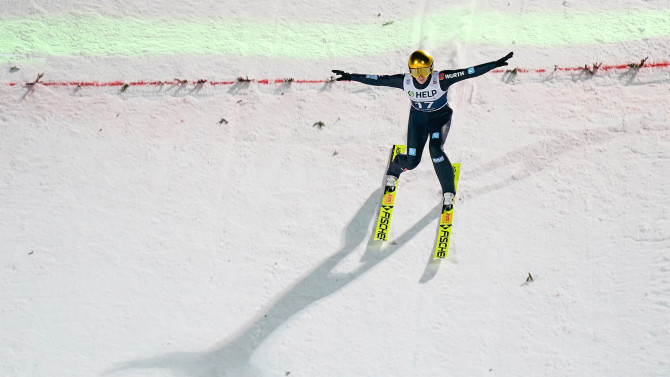 German ski jumping girls win team competition