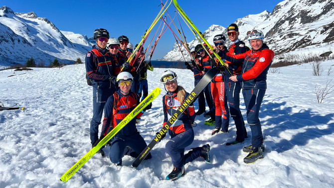 Successful European Skimountaineering Championship in Flaine, France, with 5 medals